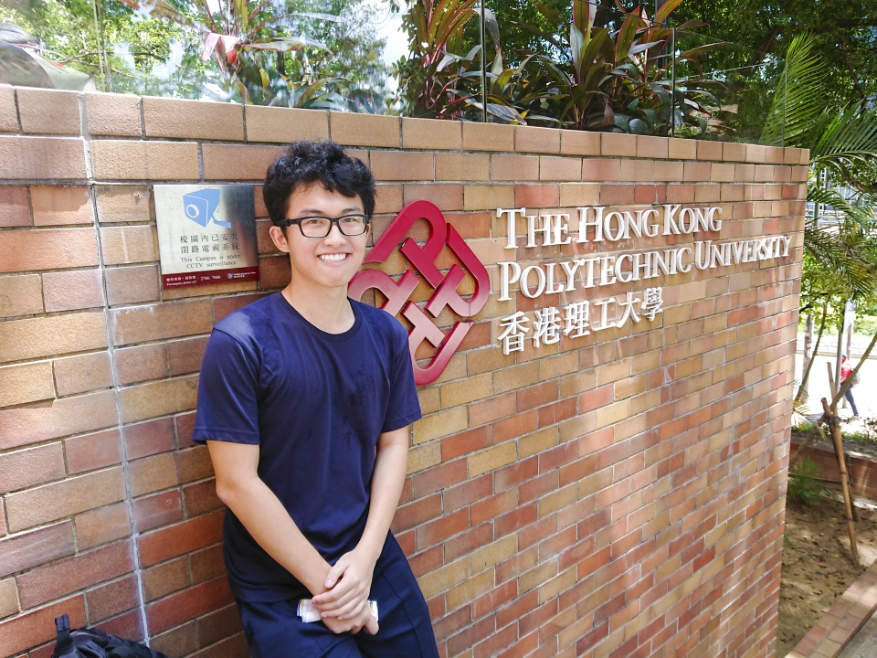 張文迪同學
香港理工大學
機械工程系(榮譽)學士
