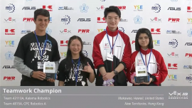 日本東京國際機械人比賽獲得冠軍
​