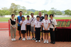 陸運會師生接力賽